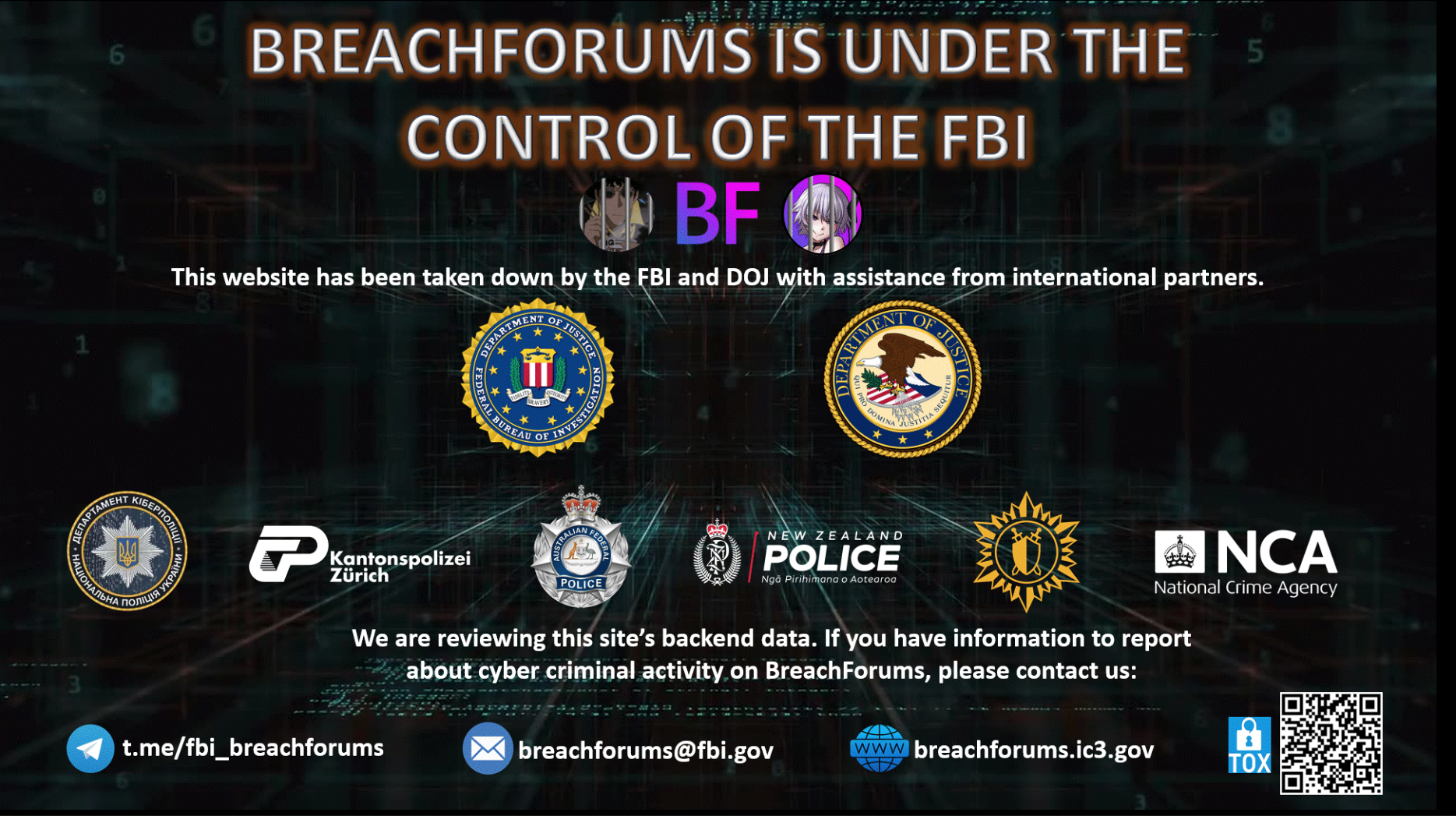 FBI seizes hacking forum BreachForums — again