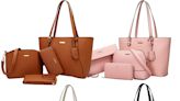 This $23 Four-Piece Handbag Set Has 25,600+ 5-Star Amazon Reviews and It Comes in 44 Colors