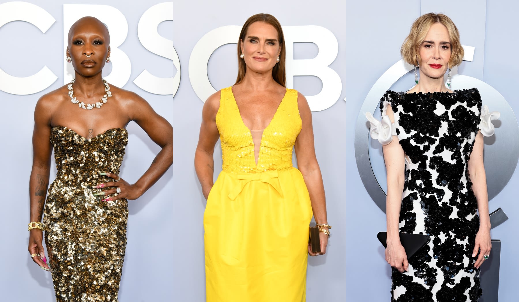 Sequins and Sparkling Embellishments Were Trending at the Tony Awards 2024: Cynthia Erivo, Sarah Paulson and More Light Up the Night