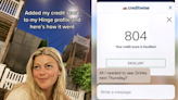Woman reveals surprising responses she got when putting her credit score on Hinge profile