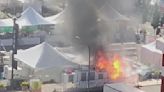 Fire breaks out at Pittsburgh's Arts Festival after propane tank explodes, injuring worker