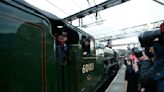 The Flying Scotsman locomotive collided with another train in Scotland. Several people were injured