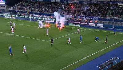 "Un ras-le-bol général": le témoignage d'un supporteur de Troyes au stade lors des graves incidents contre Valenciennes