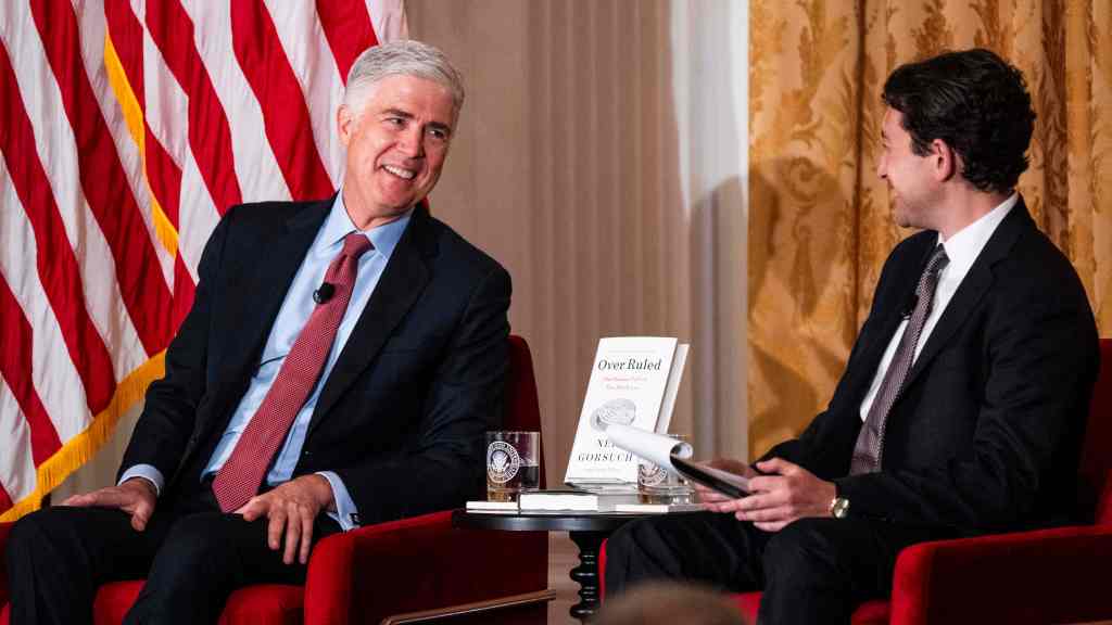 Supreme Court Justice Neil Gorsuch, at the Nixon Library, offers tales of how the legal system is too complex