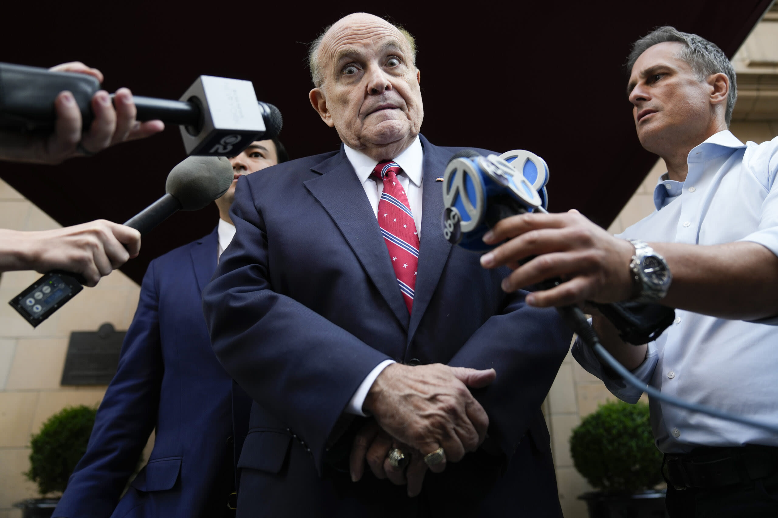Rudy Giuliani On Brink of Losing Newsmax Show Over Election Lies
