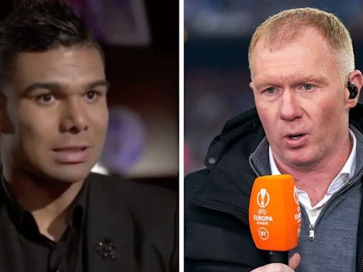 Casemiro shows true colours with Man Utd admission as Paul Scholes name-checked