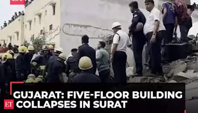 Gujarat: Five-floor building collapses in Surat; several feared trapped