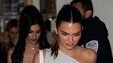 Kendall Jenner Struts Through Paris in a Chic Gray Mini Dress