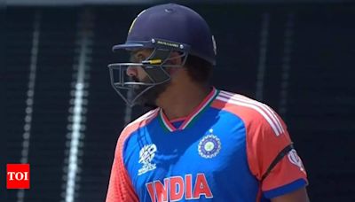 Indian players wear black armbands during the T20 World Cup game against Afghanistan. Here’s why | Cricket News - Times of India