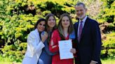 Spanish and Dutch kings visit Wales for daughters' graduation ceremony