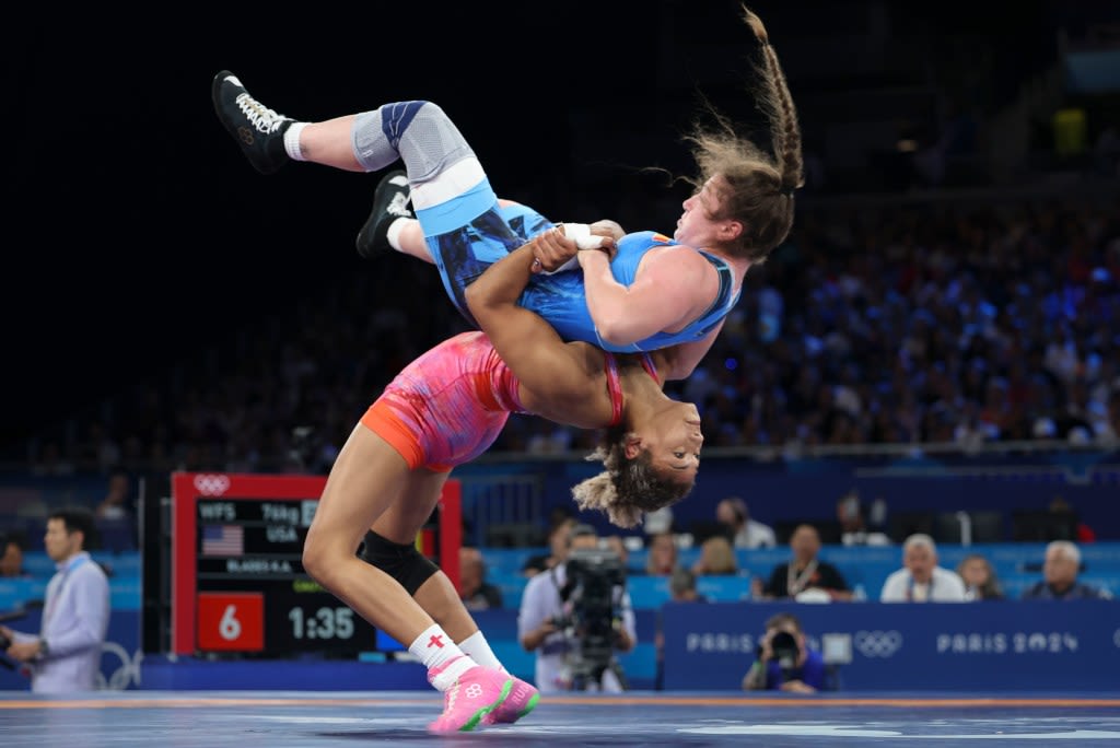 Chicago’s Kennedy Blades will wrestle for a gold medal after beating 3 higher seeds in her Olympic debut