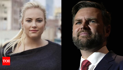 Ex-Tv show host Meghan McCain criticizes Republican VP candidate JD Vance for 'childless cat ladies' remark - Times of India