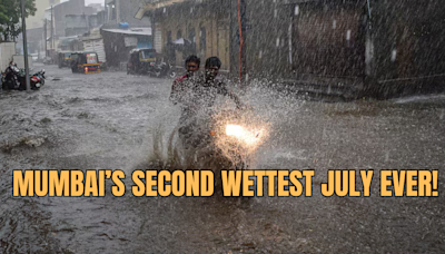 Mumbai Rain Records Second Wettest July Ever with 1,505 mm; Water Stocks Improve