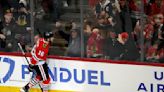 Jason Dickinson scores twice as the Chicago Blackhawks beat the Calgary Flames 3-1