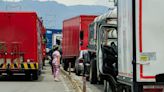 Videos de los trancones y caos que provocan los camioneros en puntos neurálgicos de Bogotá