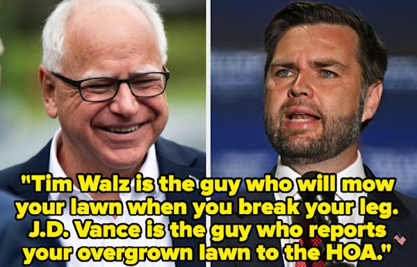 People Are Making Hilarious Comparisons Between Tim Walz And J.D. Vance, And This Is Why I Love The Internet