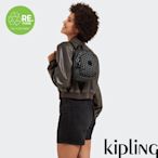 Kipling 立體K字母撞粉色休閒小後背包-NEW DELIA COMPACT