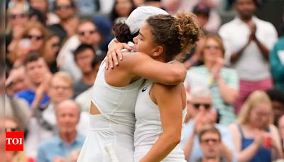 Jasmine Paolini reaches Wimbledon quarters after tearful Madison Keys retires injured | Tennis News - Times of India