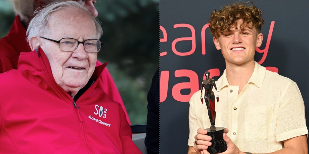 Here's what 93-year-old Warren Buffett and YouTuber Ryan Trahan, 25, have in common