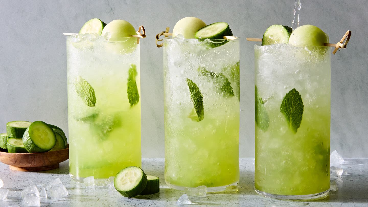 Everyone Will Be Green With Envy When You Drink Our Cucumber-Melon Mojito