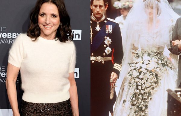 Julia Louis-Dreyfus opens up about the making of her Princess Diana-inspired wedding dress