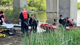 Motorcyclist goes over jersey wall and into the Patapsco River