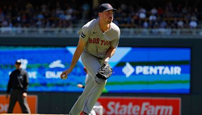 Red Sox players joke Cooper Criswell was ‘car dealership inflatable man’