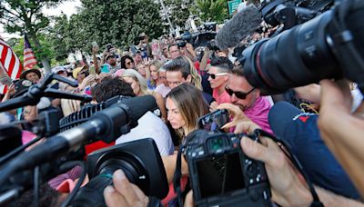 Outside courthouse, hundreds of people, including Turtleboy, await Karen Read verdict