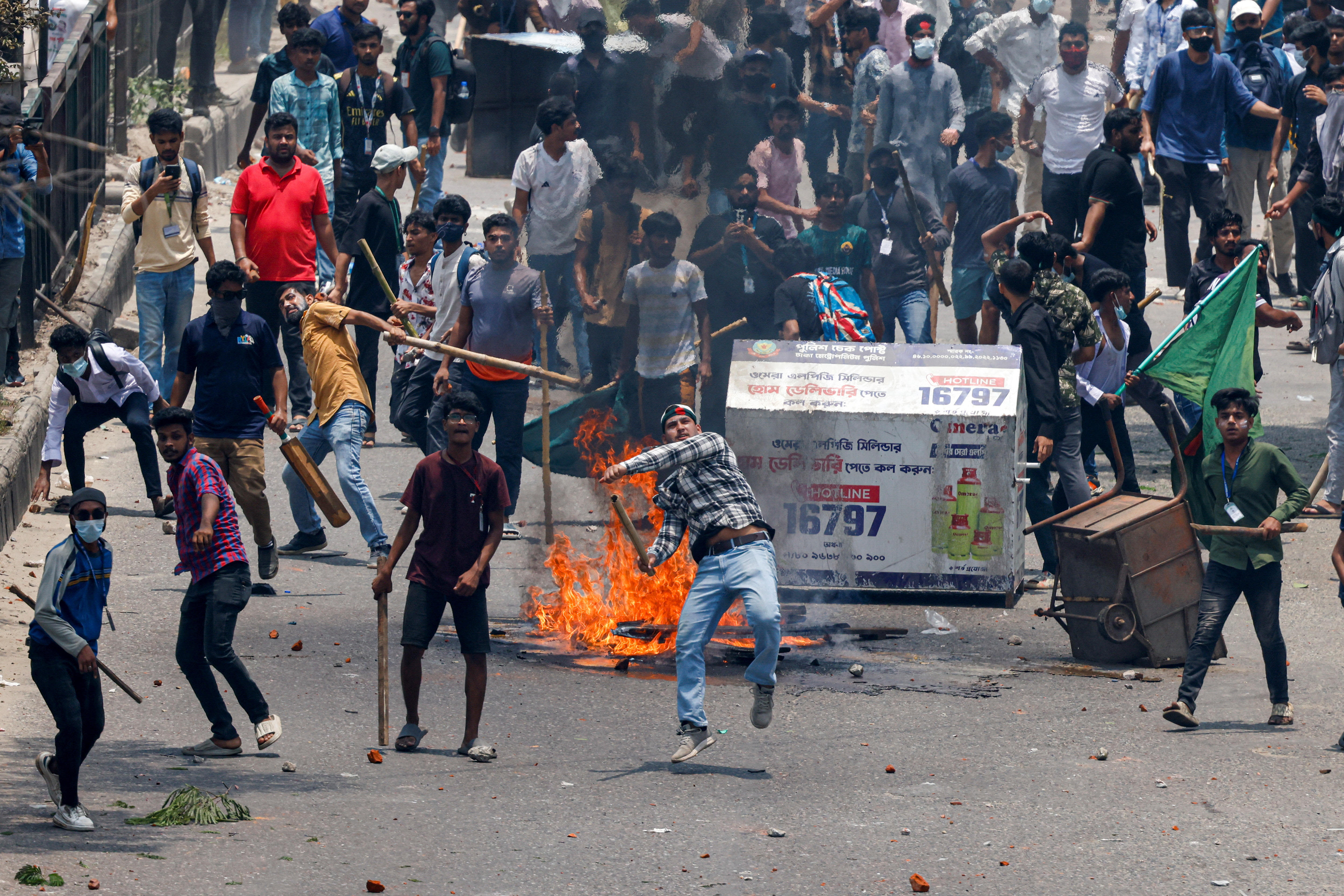 Dozens reportedly killed amid Bangladesh protests over job allocation