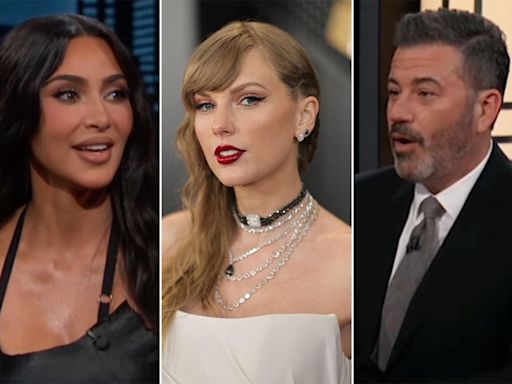 Swifties call out Jimmy Kimmel after he fails to ask Kim Kardashian about Taylor Swift's diss track: "Missed opportunity"