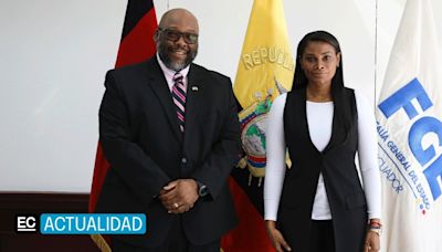 Diana Salazar se reunió con el embajador de Estados Unidos, Arthur W. Brown