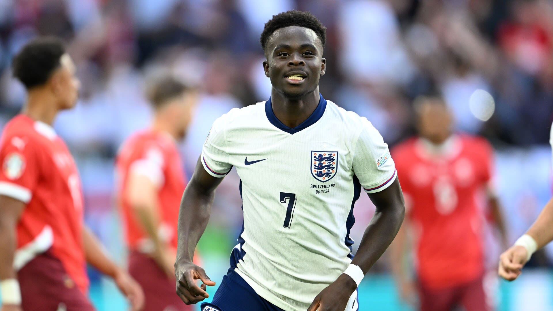 Bukayo Saka scores beautiful goal for England vs Switzerland (video)