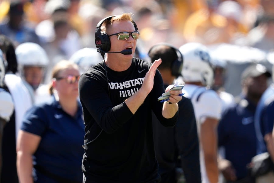USU announces ‘intent to terminate’ employment of head football coach Blake Anderson