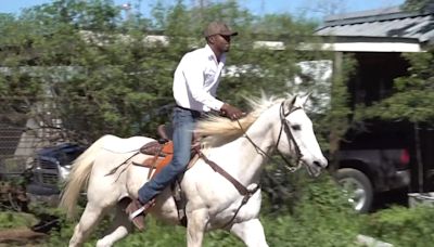 Black cowboy hopes to inspire the next generation, using his own farm as a teaching tool