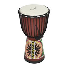 Camwood 10 Inch Wooden African Drum Djembe Bongo Congo Hand Drum Percussion
