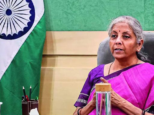 Finance Minister Nirmala Sitharaman tables Economic Survey in Parliament, a day ahead of Union Budget - The Economic Times