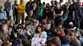 Photos: UNL students gather to form 'liberated zone for Palestine' outside City Union