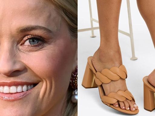 Reese Witherspoon Just Wore the Comfiest-Looking Heeled Sandals—and They Cost Less Than $150