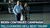 Joe Biden assures Democratic party donors he can still win presidential election - Latest From ITV News