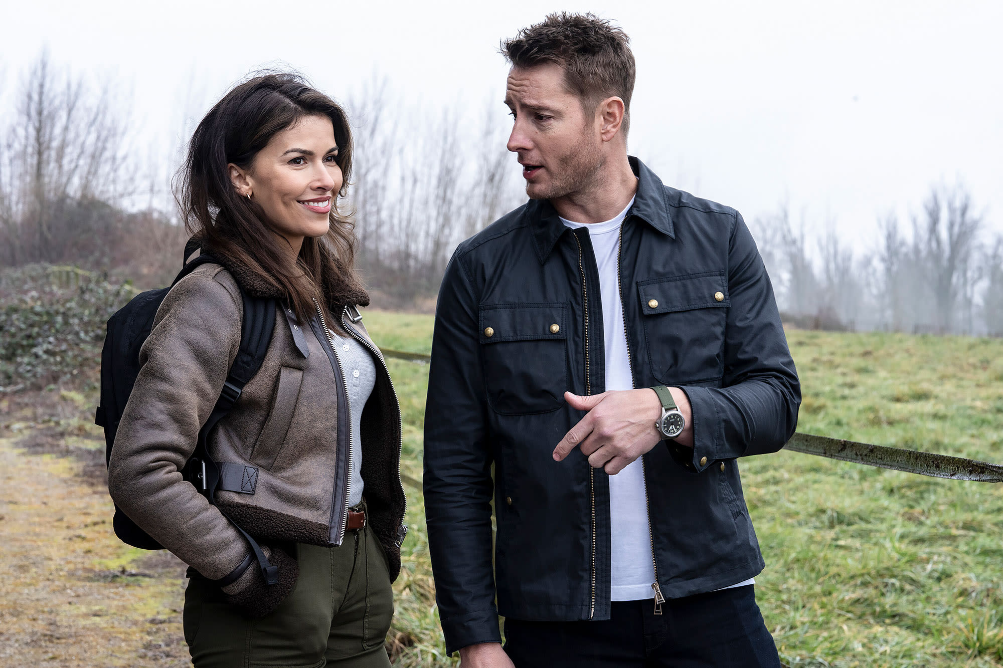 Justin Hartley Gushes About Working With Wife Sofia Pernas on ‘Tracker’: ‘Favorite Days in the World’