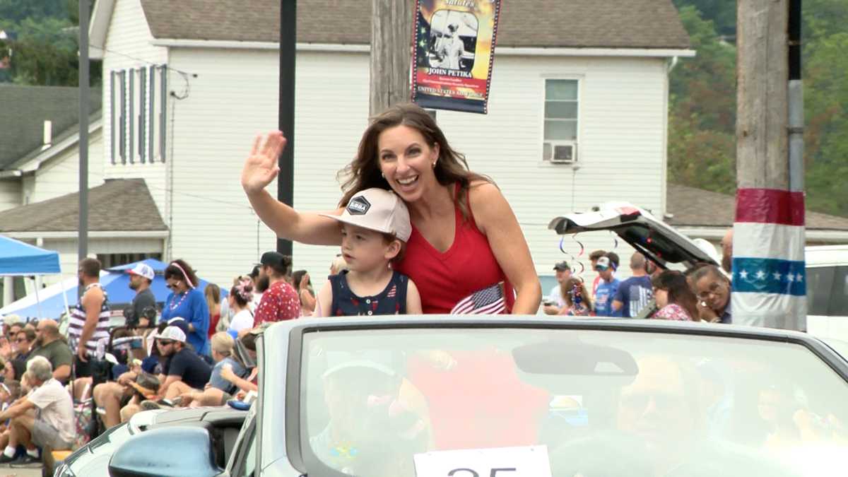 Ashley Dougherty serves as grand marshal for Canonsburg Fourth of July parade