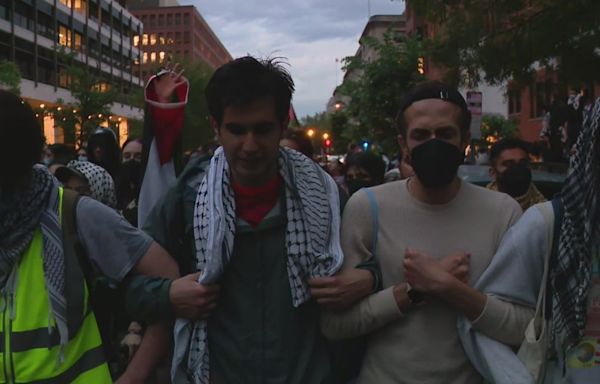 GWU protest continues after 33 arrested in clash with police