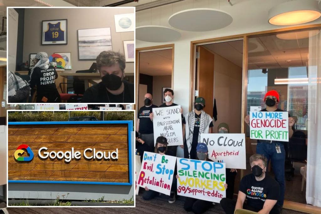 Ex-Google workers ousted over anti-Israel office protests claim they were illegally fired