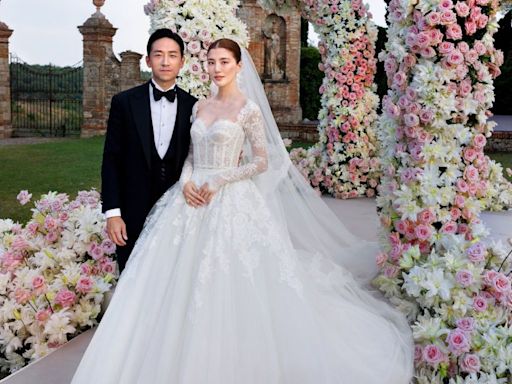 Karena Ng and Brian Sze held fairy-tale wedding in Tuscany