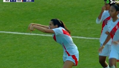 Gol de Mia León para empate en Perú vs Venezuela Sub 20 por el Sudamericano Femenino 2024