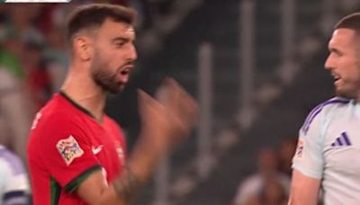 Bruno Fernandes shouts furiously at John McGinn as tantrum baffles ITV pundit