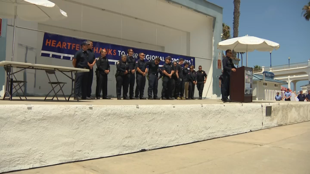 Oceanside honors first responders for efforts to save pier from April blaze