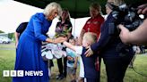 Queen Camilla visits RAF Leeming in Northallerton