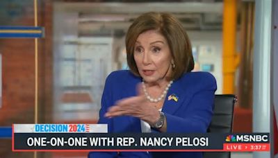 Irritated Pelosi Accuses MSNBC’s Katy Tur of Being ‘An Apologist for Trump’