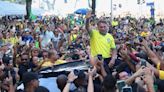 Brazil's Bolsonaro rallies supporters in Rio